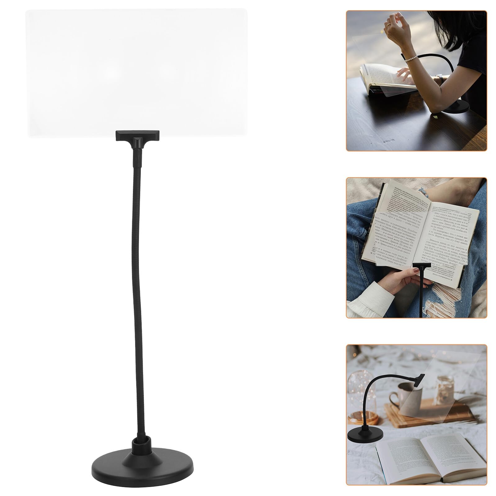 Hochauflösende Tischlupe mit Perfekter Vergrößerung für Lesen und Handarbeit Multifunktional für Senioren und Feinarbeiten Stilvolles Schwarzes Design Benutzerfreundlich und