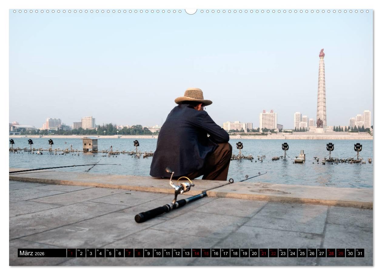 BILDER AUS NORDKOREA (hochwertiger Premium Wandkalender 2026 DIN A2 quer), Kunstdruck in Hochglanz: Eine visuelle Reise in das Land der totalen ... aus der Demokratischen Volksrepublik Korea