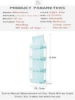 Vista 68 de AARAINBOW 1 Pack Hanging Handbag Purse Organizer for Closet, Hand Bag Organizer Holder 8 Pockets, Space Saving Wardrobe Purse Storage Organizer for