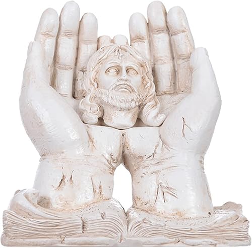 Miniatura 1 de Estatua artística de la mano de Dios, estatua de resina, esculturas de escritorio, esculturas para el hogar, mesa, decoración interior y exterior