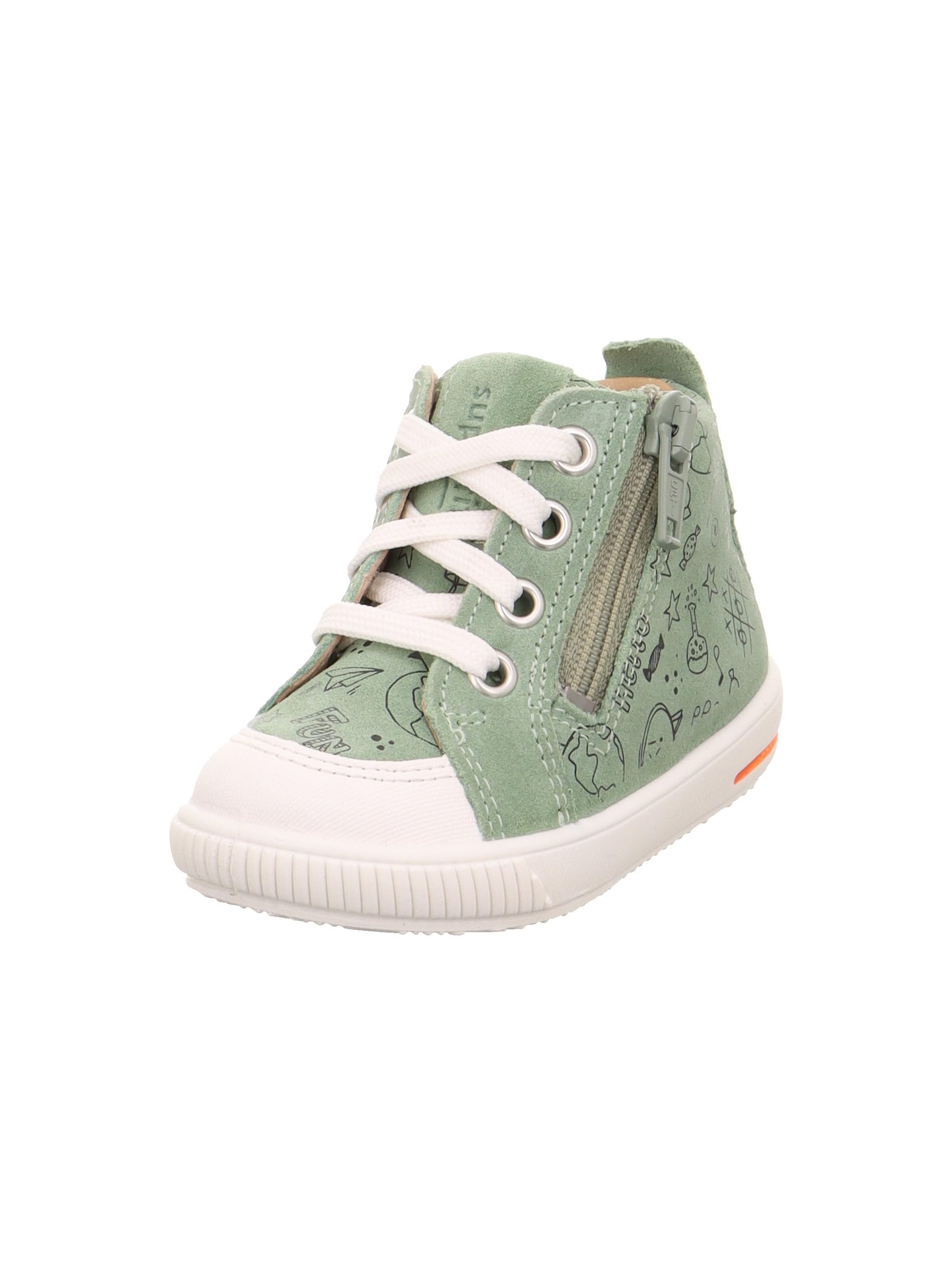Superfit Moppy First Walking Shoes, Light Green/White 7500, 20 EU, Light Green White 7500, 4 UK Child