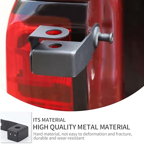 Miniatura 3 de Linskip Soporte de radio de metal para portón trasero compatible con Chevrolet SilveradoGMC Sierra 2014-2018, soporte de antena Silverado cb,