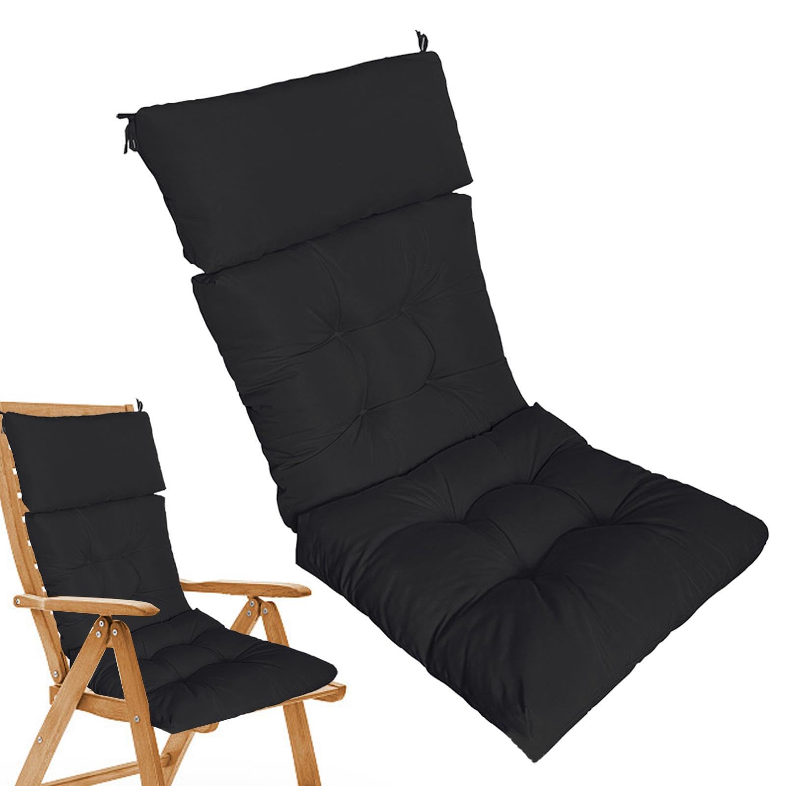 Strandkorbkissen - Outdoor Liegestuhlkissen | Strandliege Auflage | Strandkorb Kissen gepolstert, Ersatzkissen, Stuhlkissen wasserdicht, Couss