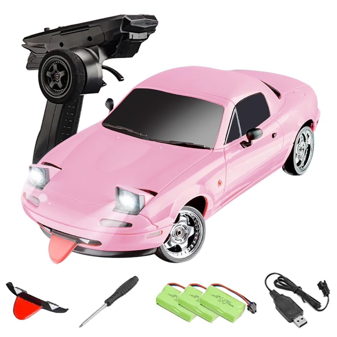Amazon.co.jp: LDRC 1804 RCカー、1/18スケールRWDドリフトカー