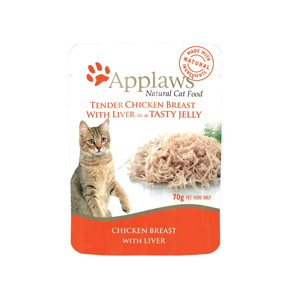 Applaws Cat Wet Food 70g Chicken with Liver in Tasty Jelly (B08KGXSYKJ) Amazon Price History, Amazon Price Tracker