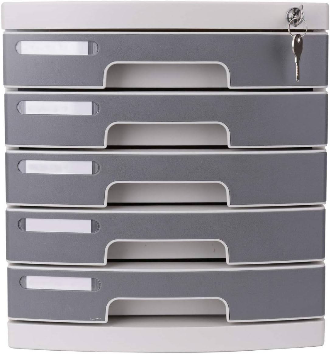 File 5th Floor Plastic Desktop Safety Document Storage