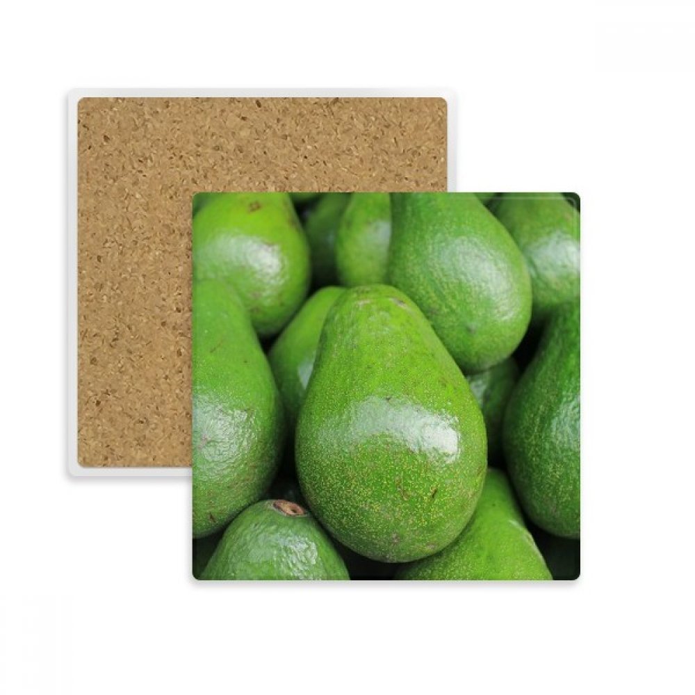 Coaster tasse absorbant Fruit Photographie dessous de verre pierre carré