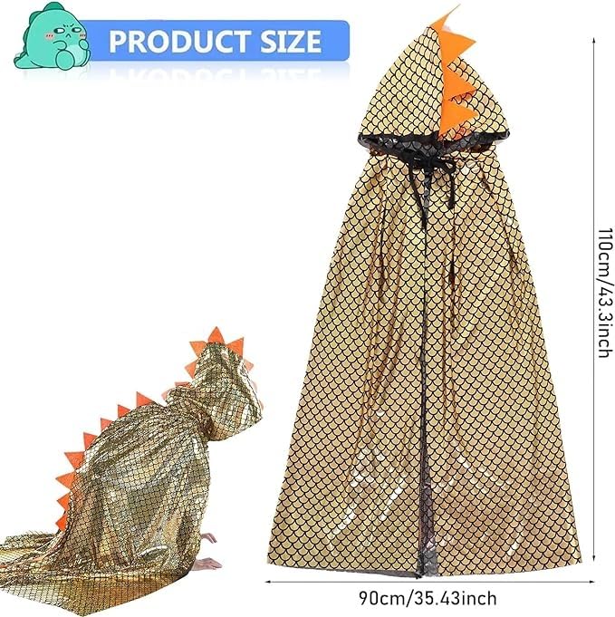 Cape Dinosaure Pour Enfants, Dinosaure Déguisement Enfant Cosplay