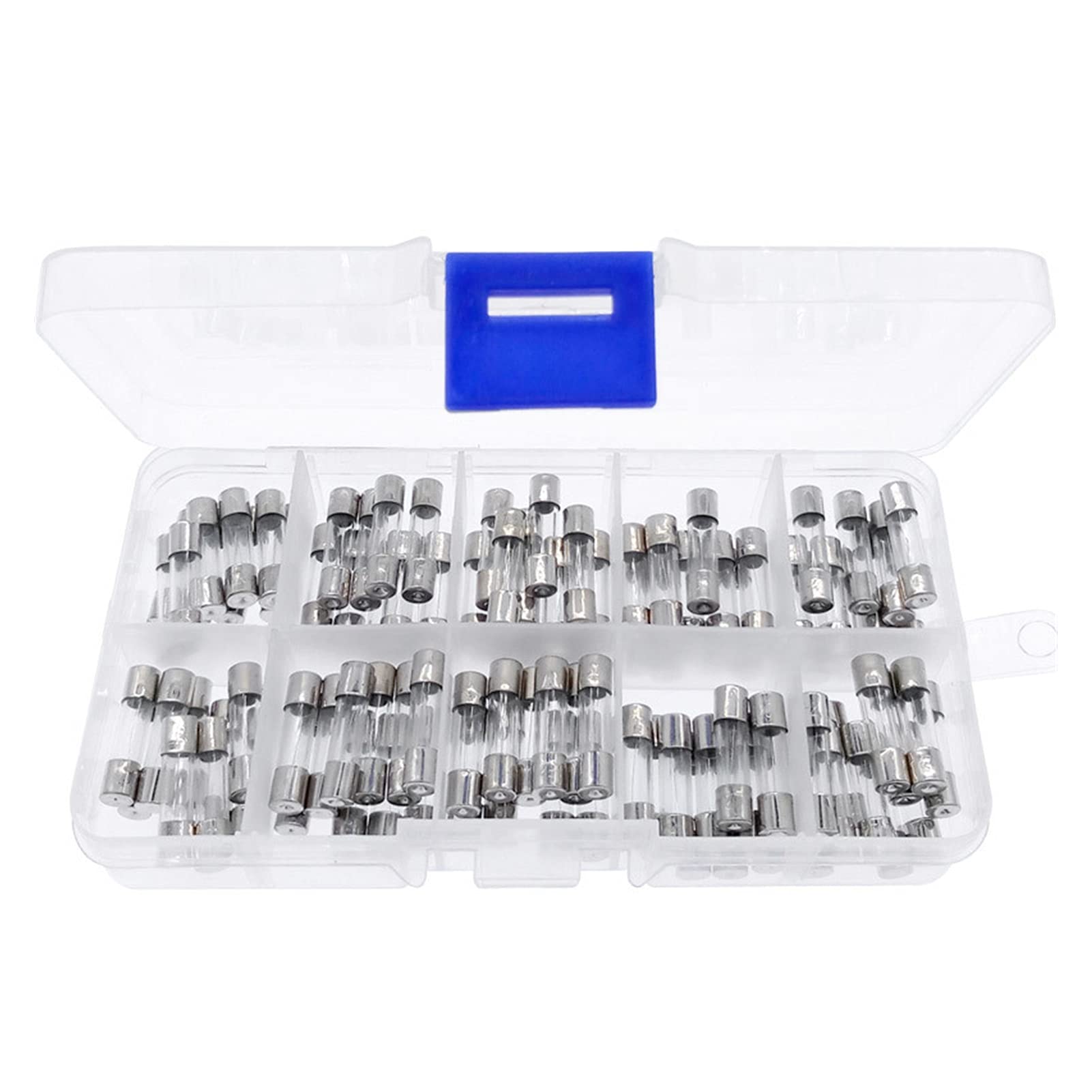 Sicherung 50 Stück flinke Glassicherungen Set 5 x 20 mm 0,2 A, A 1 A A 3 A A 8 A 10 A 15 A A