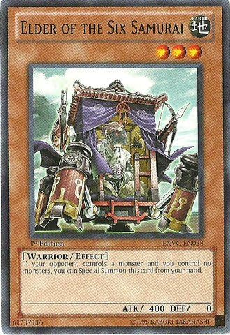 Yu-Gi-Oh! - Elder of The Six Samurai (EXVC-EN028) - Victoria Extrema - 1ª Edición - Común