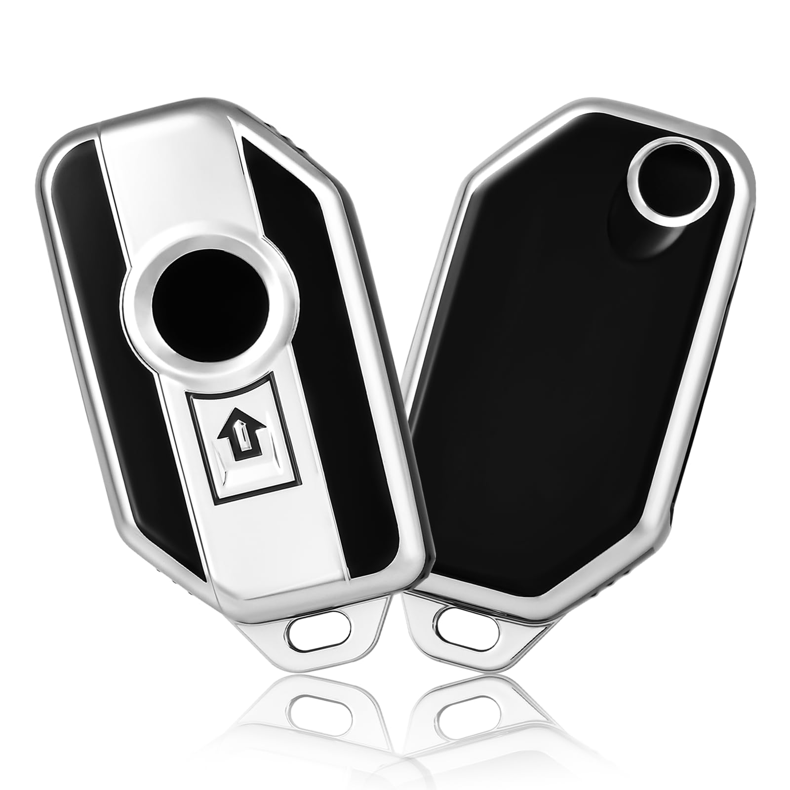 OFFCURVEKey Fob Cover for BMW, Special Key Fob Case Cover Holder for BMW R1250GS ADV R1200GS C400GT 750GT F850 F750GS F850GS F900R F900XR K1600 K1600GTL S1000R S1000XR Motorcycle Accessories, Black