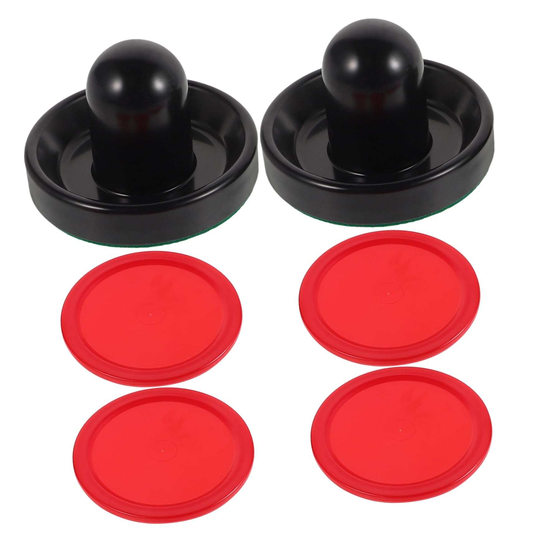Gogogmee Air Hockey Set Durable Slider Replacement with Striker Goalies Balls for Interactive Fun