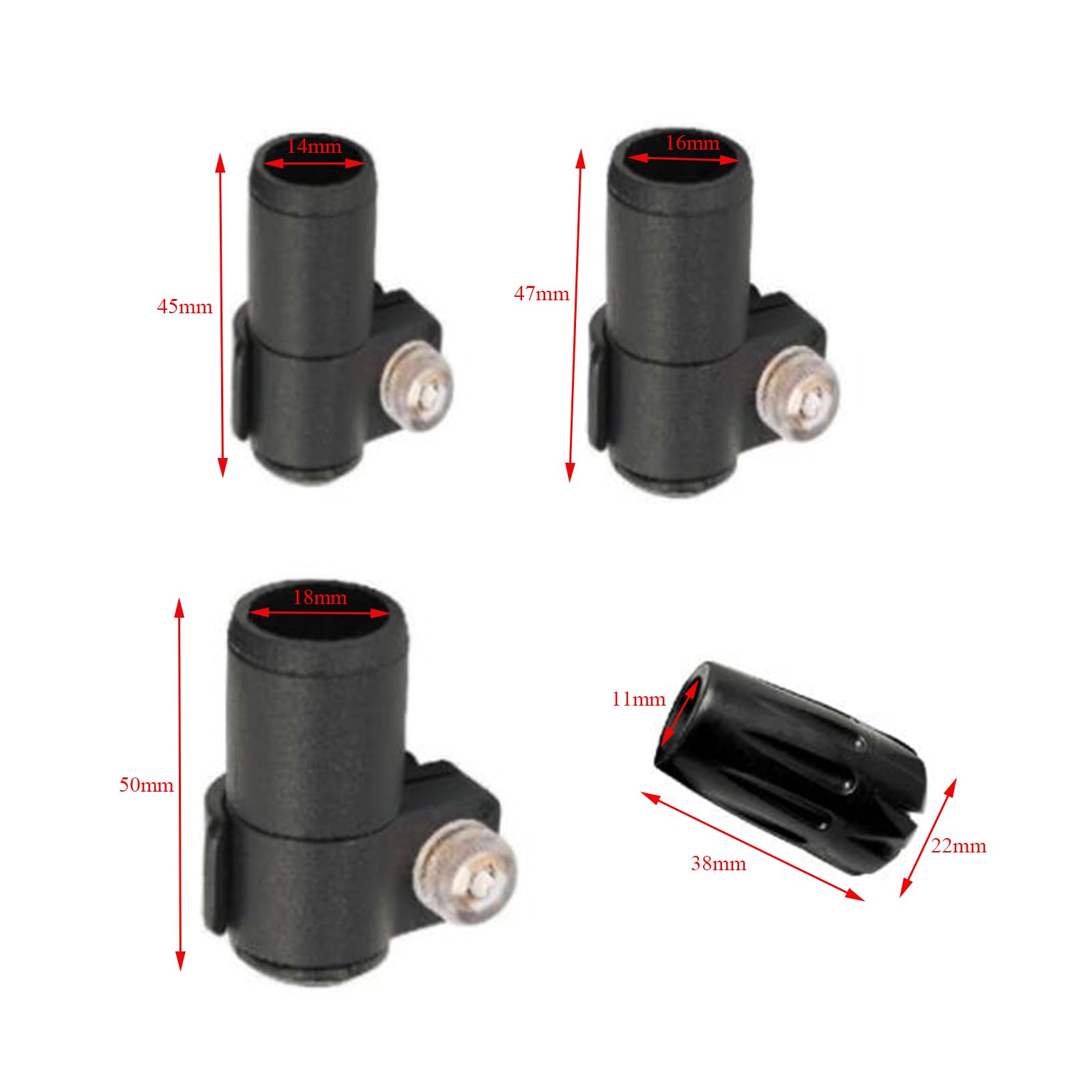 Trekking Pole Lock Flip Lock and Protector Cap Tip Cover for Folding Trekking Pole 14mm 16mm and 18mm Mountain Walking Stick Walking Pole Quick Flip Lock Accessories