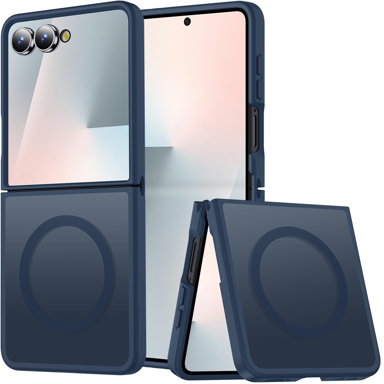 Amazon.co.jp: Aunote Galaxy Z Flip7 ケース MagSafe に対応 耐