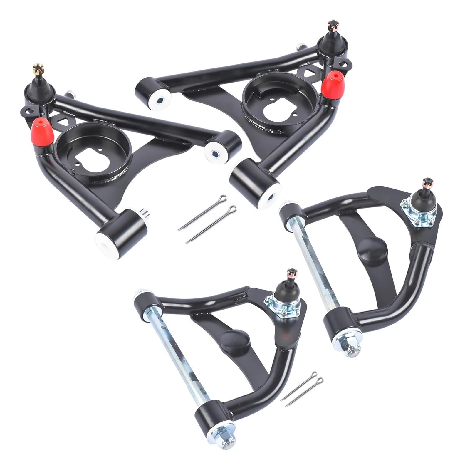 AP02 Rohrquerlenker-Kit Oben Unten Pulverbeschichtet Kompatibel Chevy Monte Carlo S10 GMC G-Body Caballero