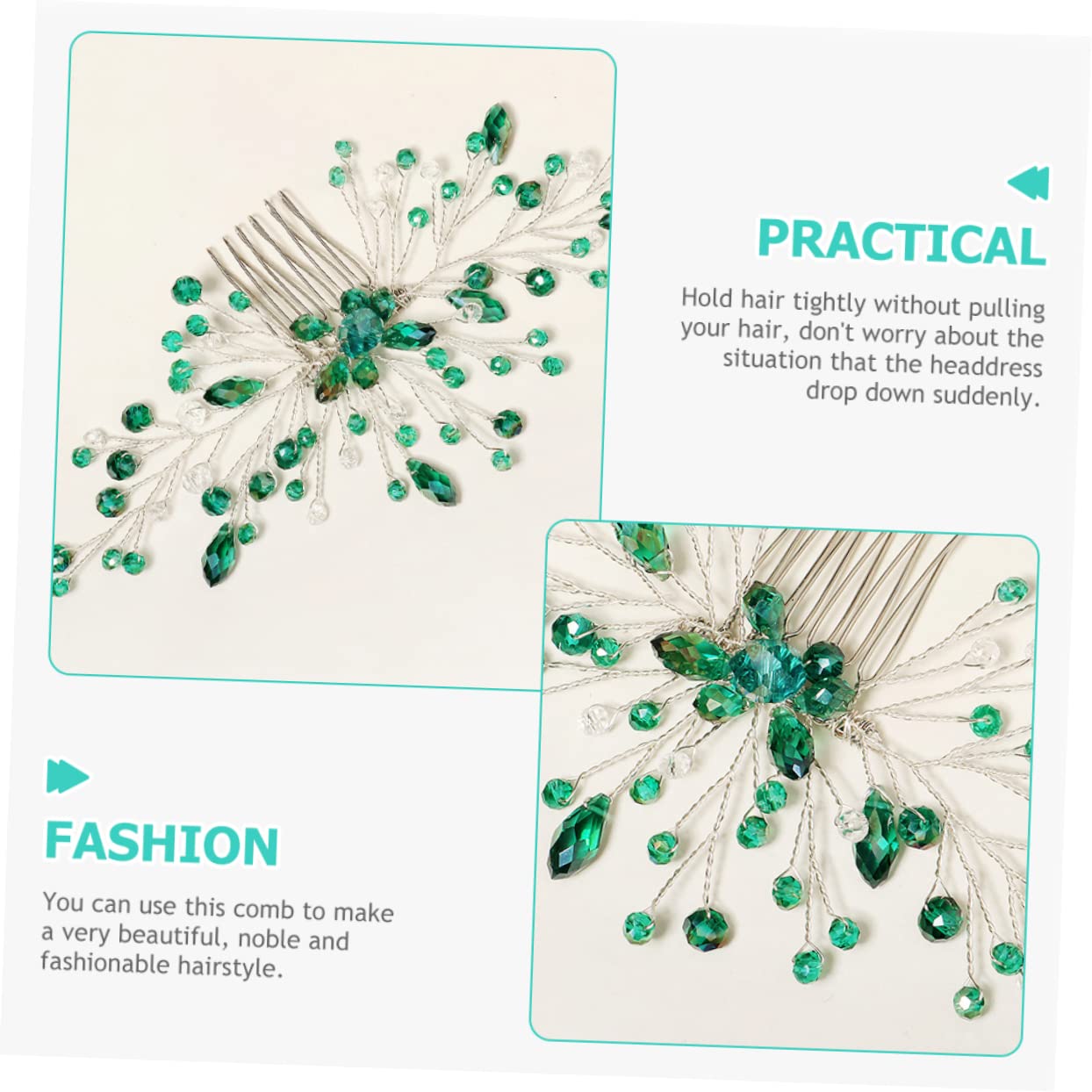 MAGICLULU 5 Stück Schicke Haarkamm-clips Für Brautjungfern Strass-kopfbedeckung Für Frauen Zur Hochzeit Geburtstag Weihnachten Muttertag