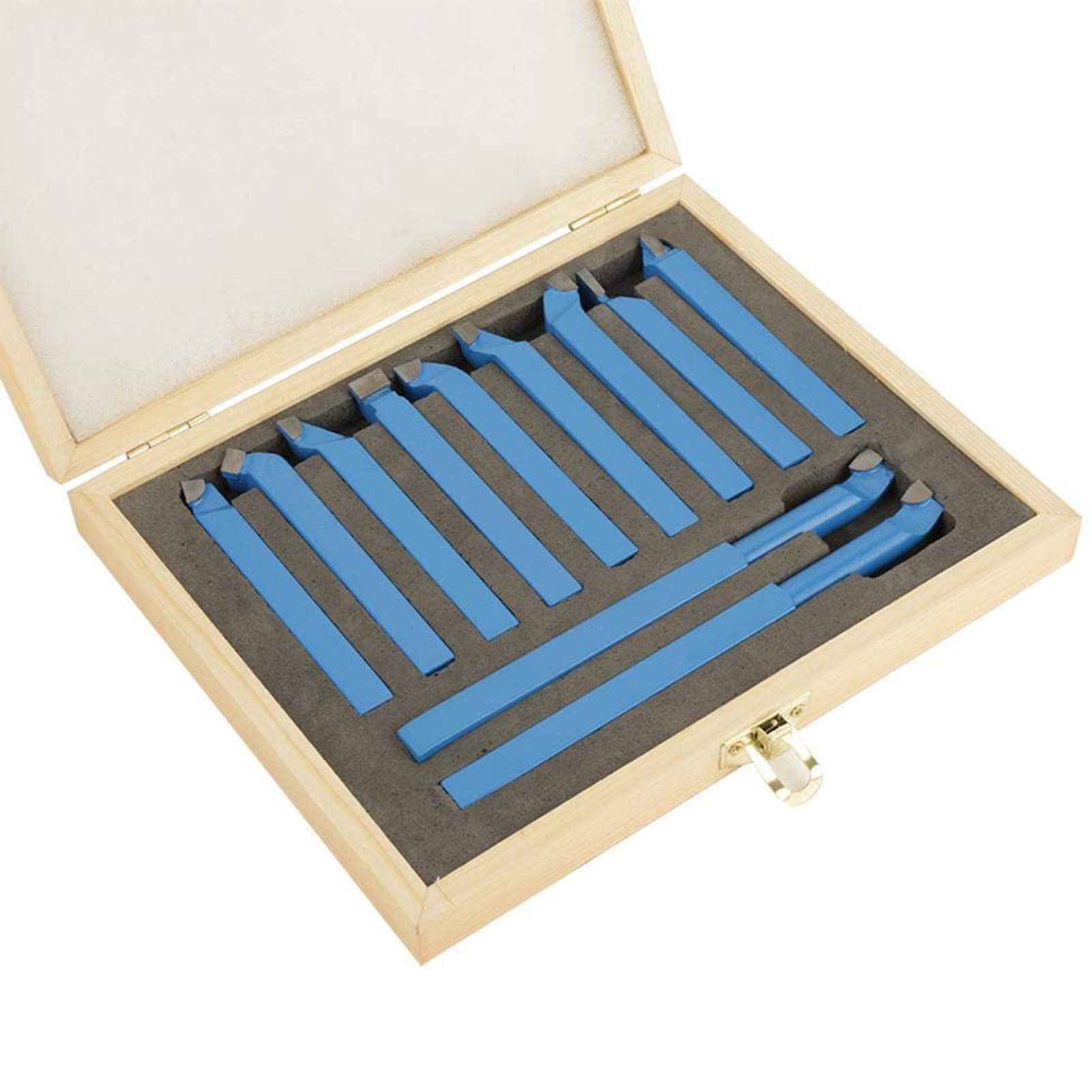 Alomejor Zestaw Noży Tokarskich z Węglików Spiekanych, 10x10mm, Wysoka