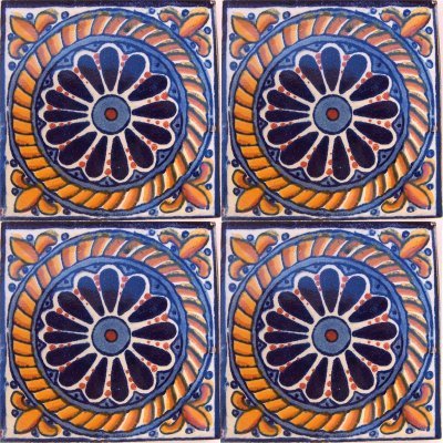 Carrelage mexicain Talavera 6x6 lazo céramique pour rénover facilement une crédence terne - 2