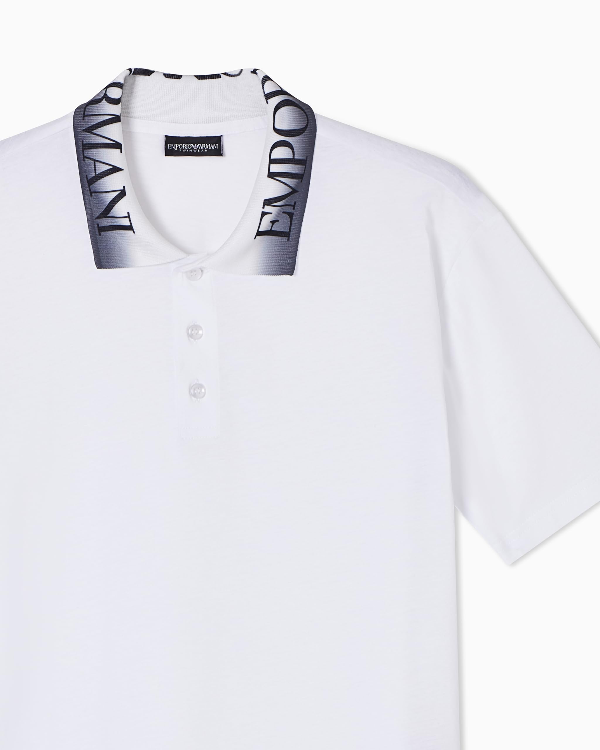EMPORIO ARMANI Polo Logoband Uomo Bianco L