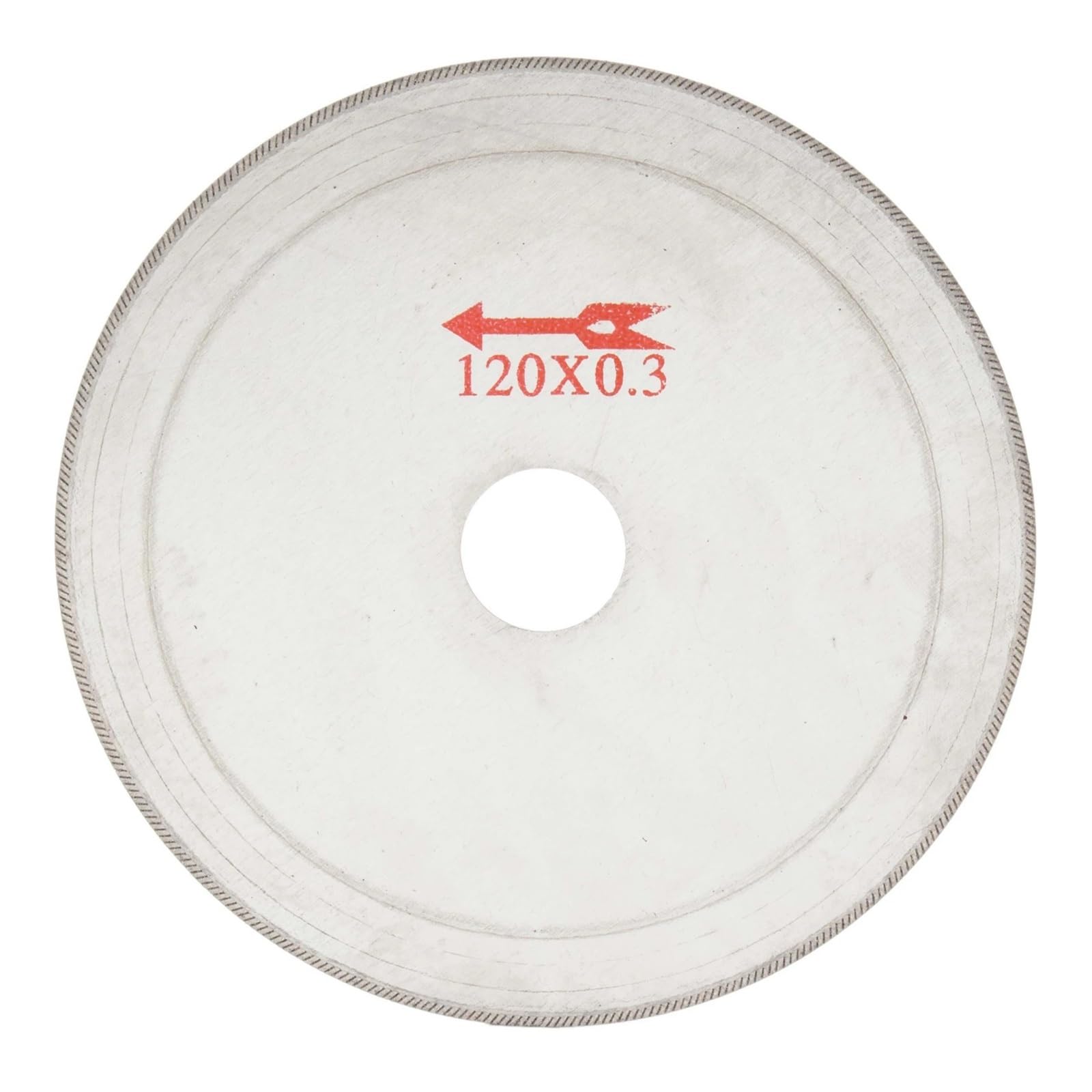 Hoja de sierra lapidaria de diamante ultrafina de 4-3/4 pulgadas, disco de corte con orificio de cenador de 20mm for joyería de vidrio de piedras preciosas, 10 Uds.