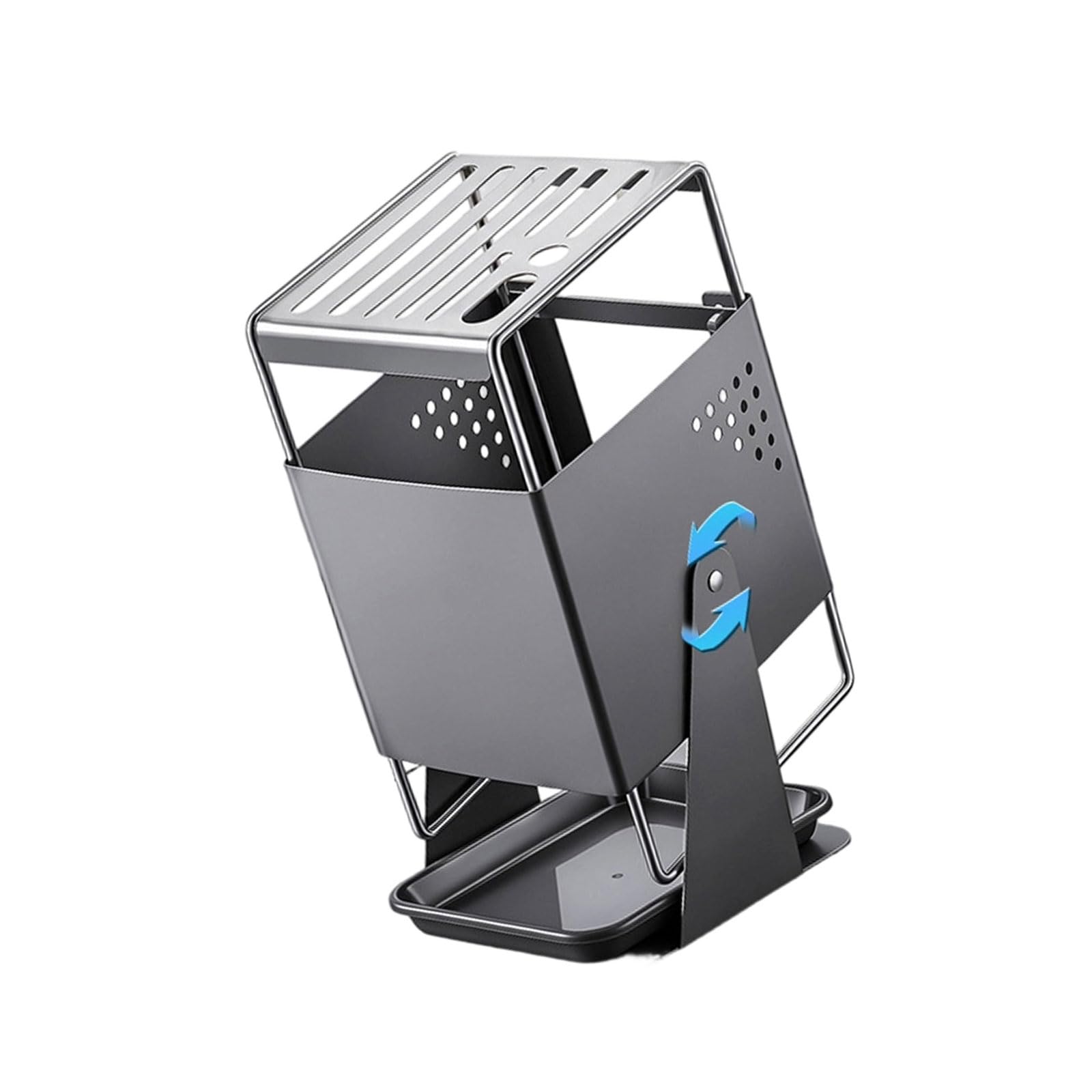 Mekalero Rotating Kitchen Rack for Tool Features Easy to Cleaning Surfaces Tool Planner