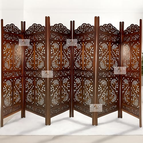 Image of Partition for Living Room,Divider,Partition Wall Divider Screen Separator, Wall Panel Divider for Hall | Bedroom |Office | Puja Room | Restaurant S Design (6- Panels)