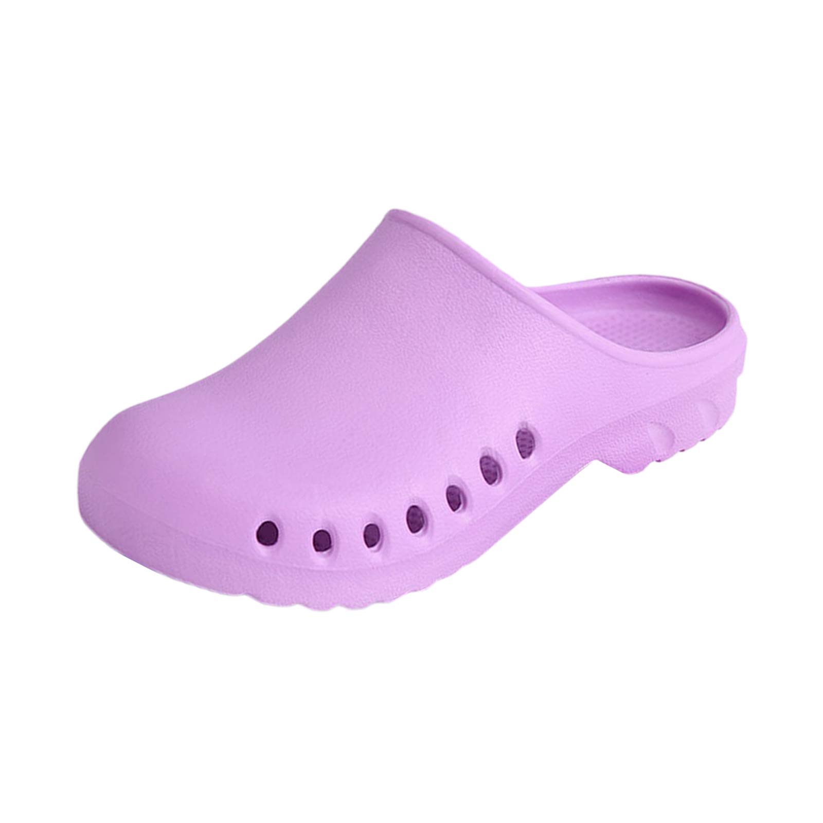fabloft Clogs Work Slipper Nursing Beach Sandals Women Nurse Shoes Violet 39 40-picture-29