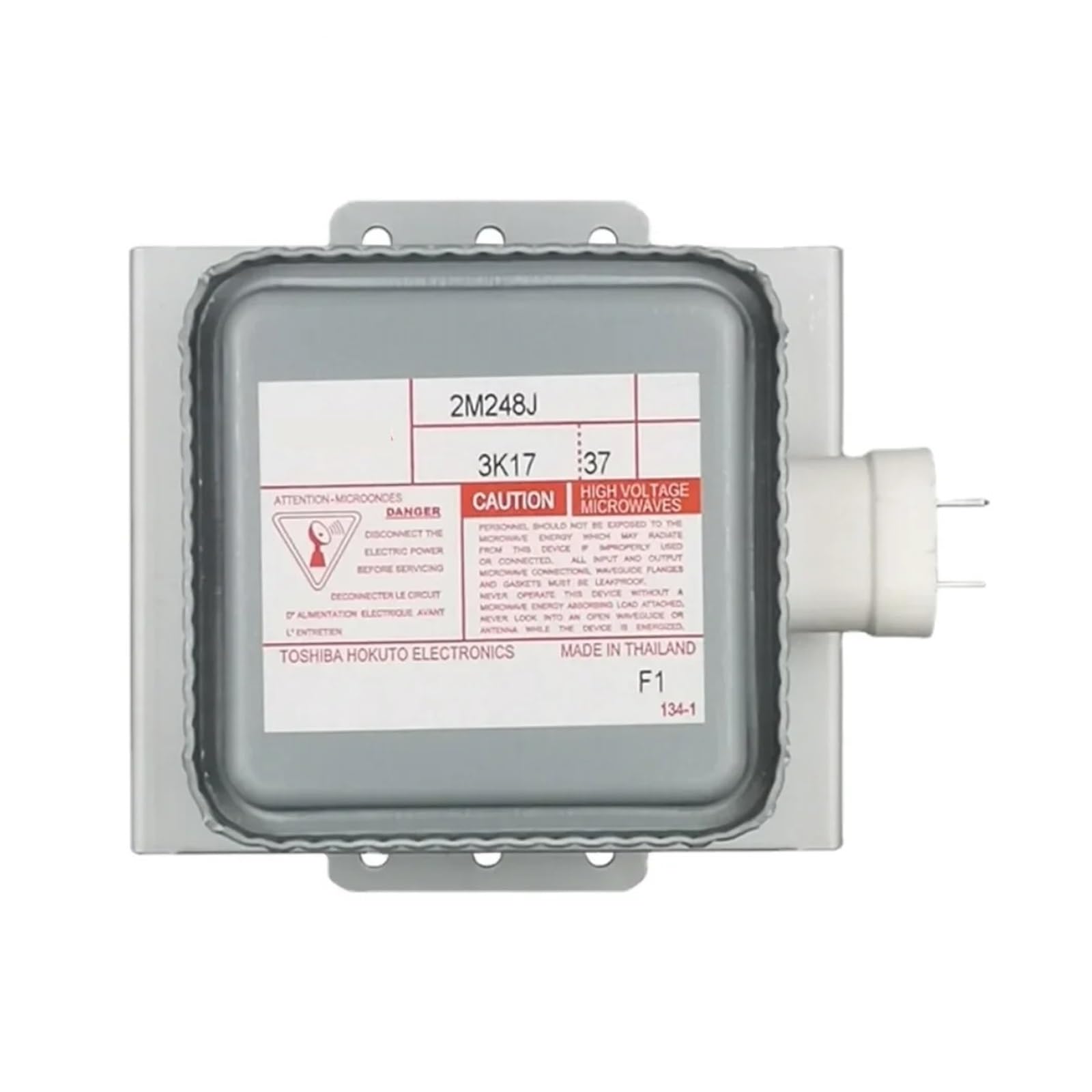 2M248J Magnetron raffreddato ad aria 1000W 2M248 for parti di ricambio industriali for forno a microonde