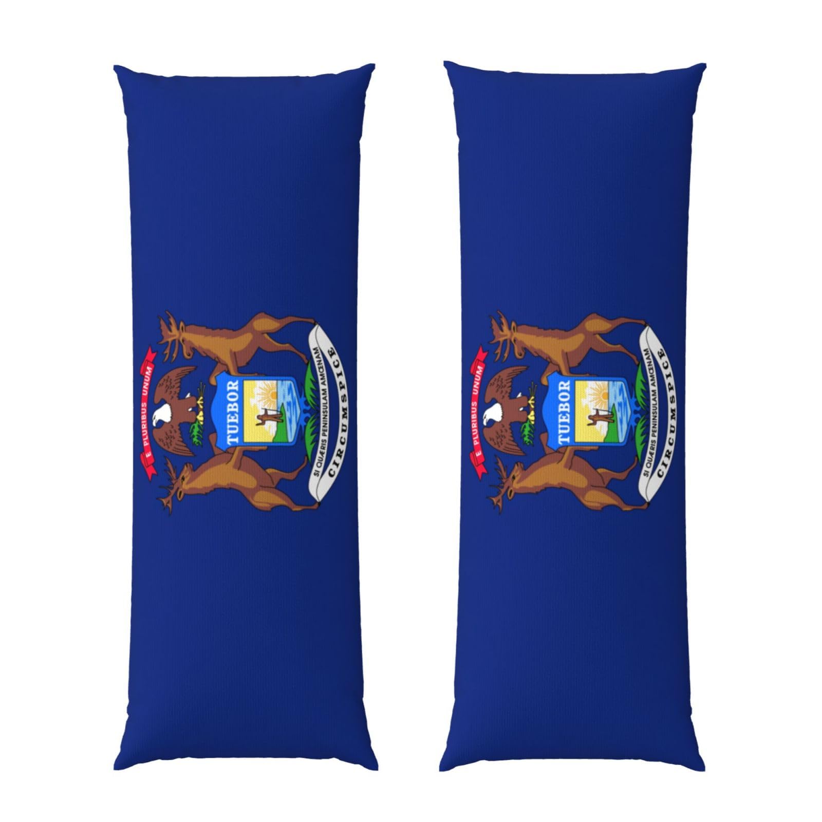 Housse de coussin de corps soulagement sommeil taie longue respirante Michigan