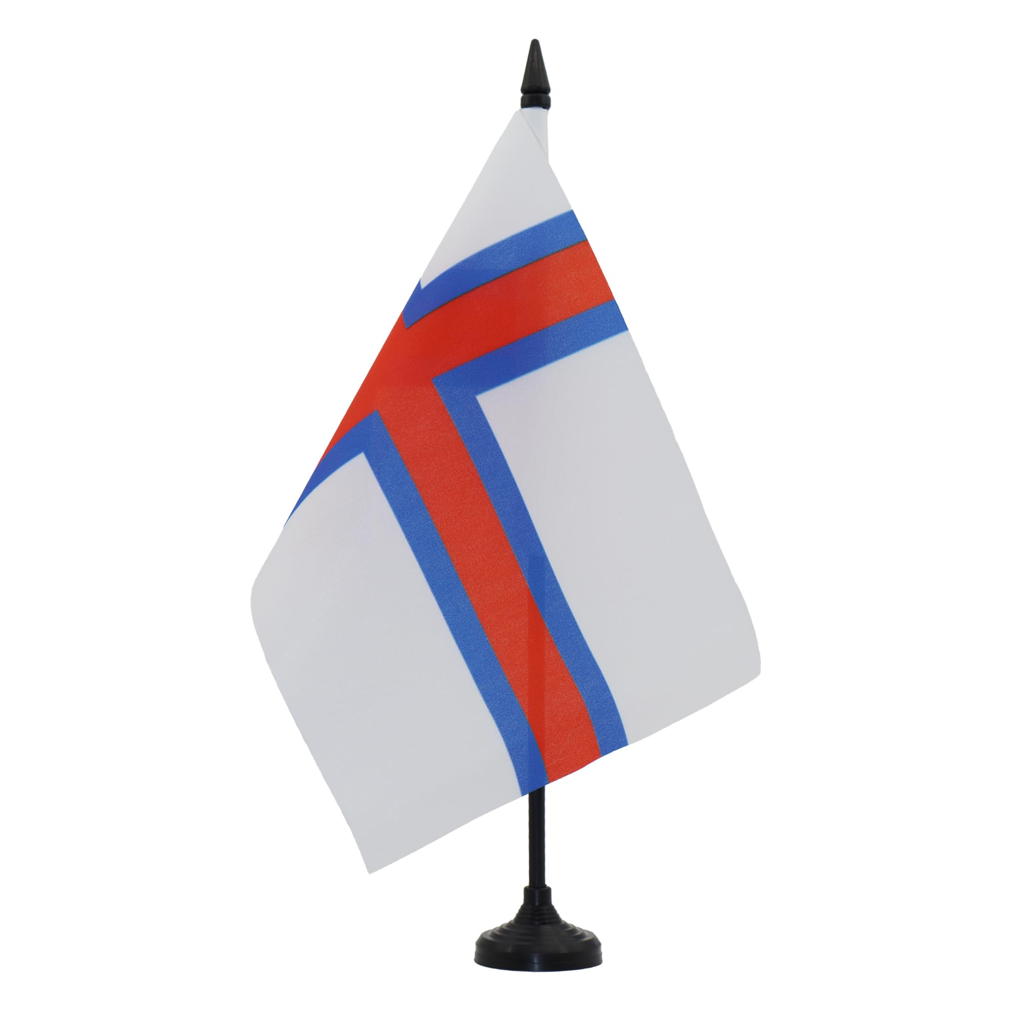 AZ FLAG Faroe Islands Table Flag 6x8 in 100D Polyester Plastic Base