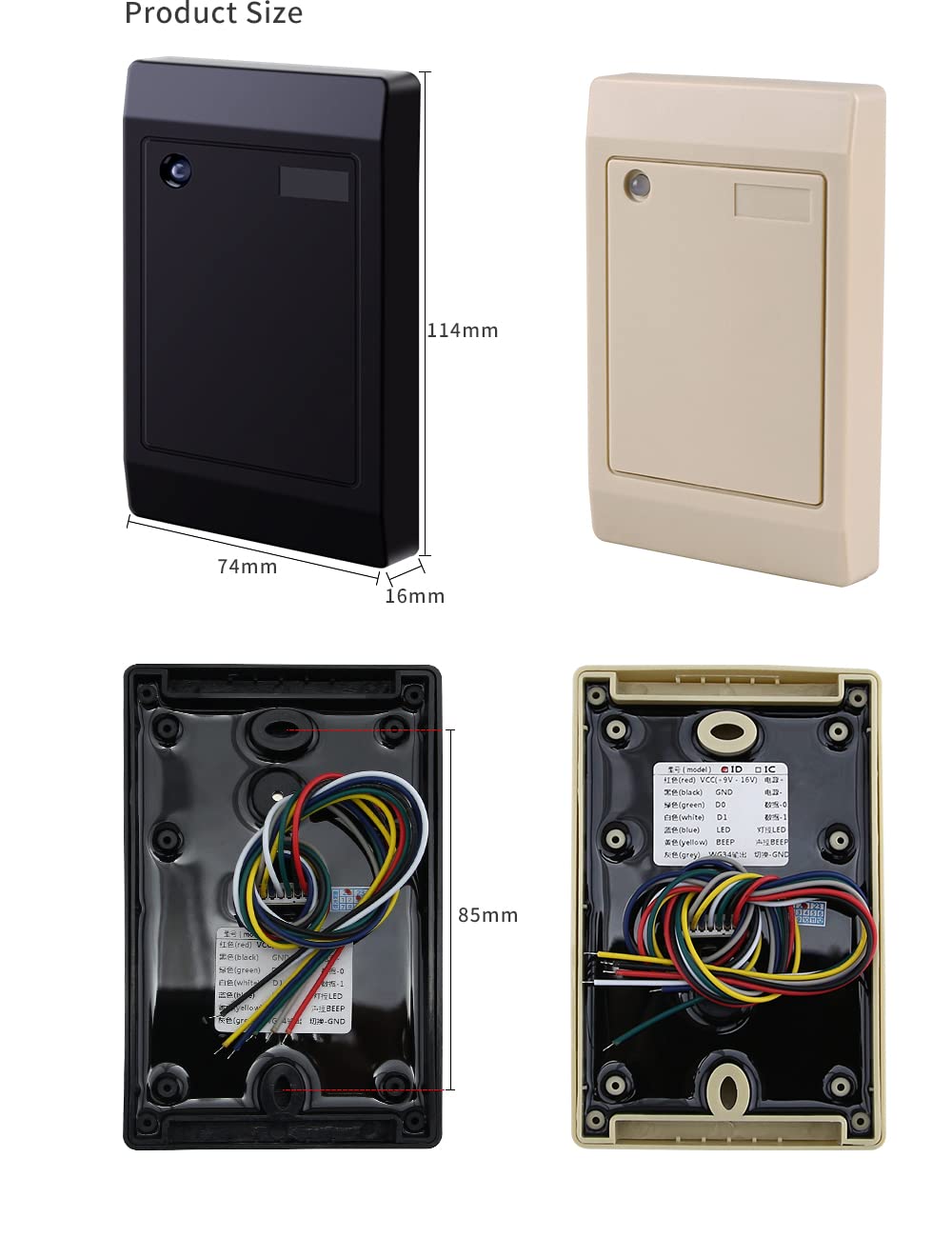 Amazon.com: Waterproof NFC Access Control Card Reader 125Khz 13.56