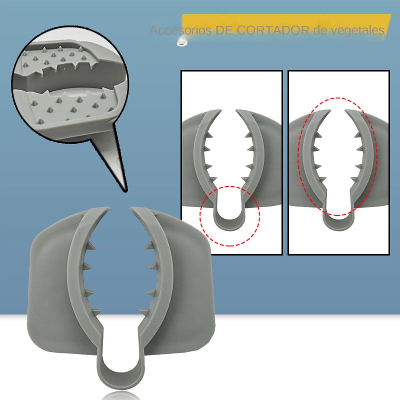 Protectores De Dedos Para Cortar Alimentos Anticorte Para Cortador Mandolina Accesorios De Cocina Antideslizantes Ergonómicos