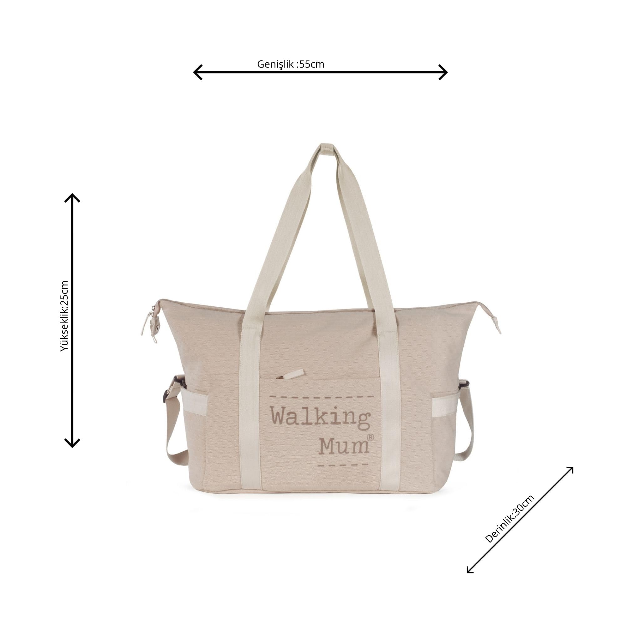 Walking Mum Bolsa XL Eco Mum Apricot