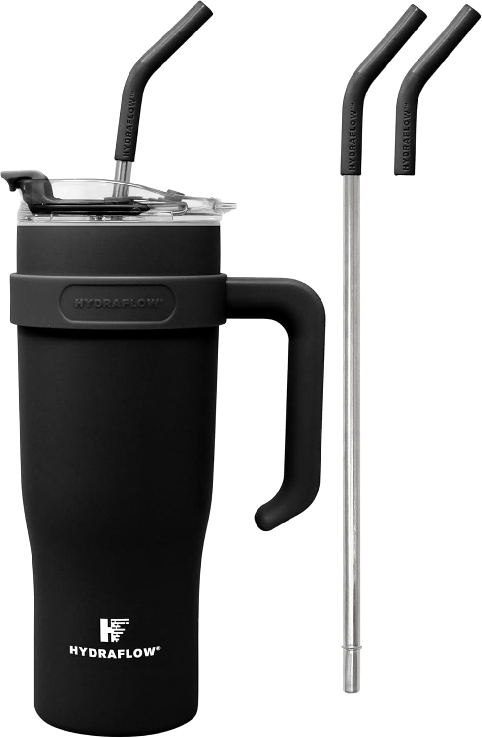 HYDRAFLOW Capri 40oz Tumbler with Straw Triple Wall Vacuum