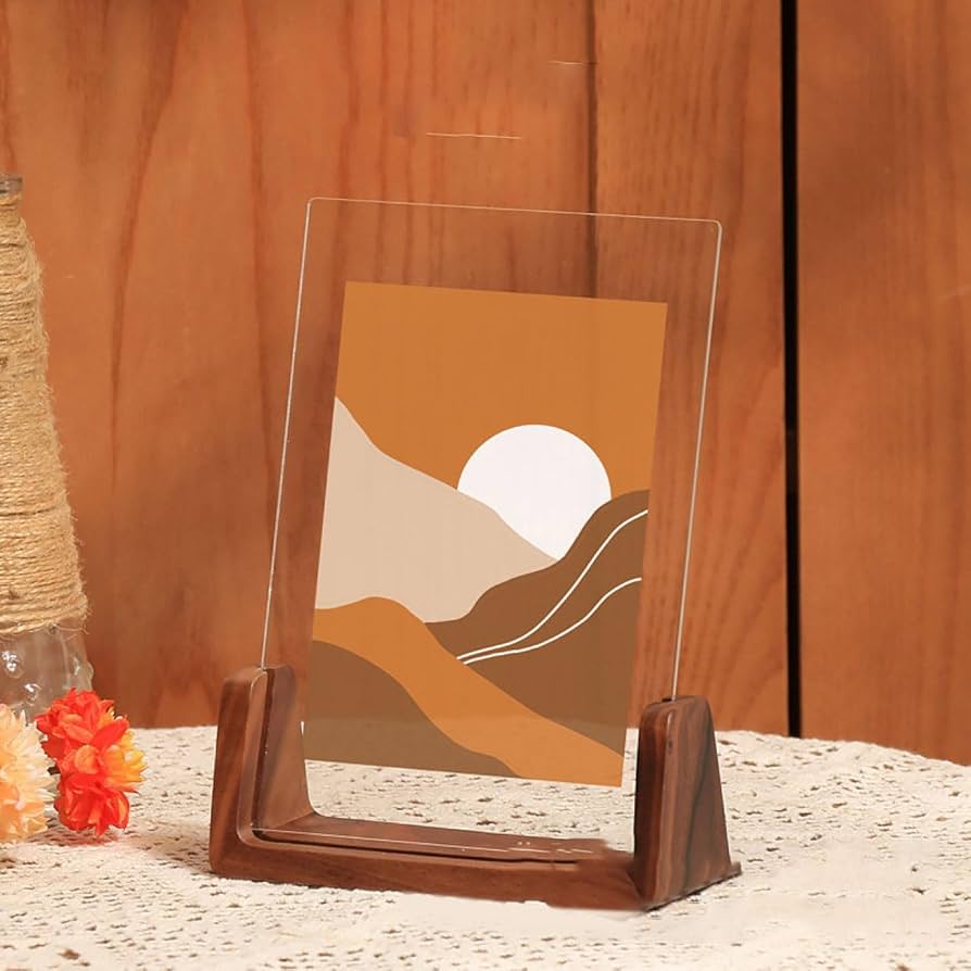 ウッド フォトフレーム ＊写真立て フォトフレーム 写真立て 木製 チーク材 おしゃれ ポストカード