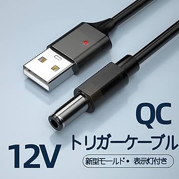 WITRN USB電源ケーブル Type-A QCトリガーケーブル 12V 61-ABcu1eVL._UF350,350_QL80_.jpg