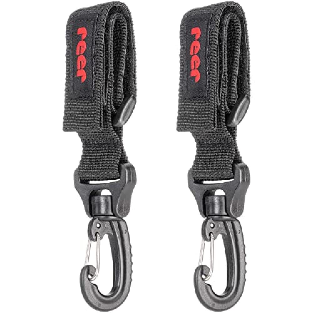reer Haki do wózka dziecięcego Clip&Go Hook do łatwego mocowania toreb, czarne, 84101