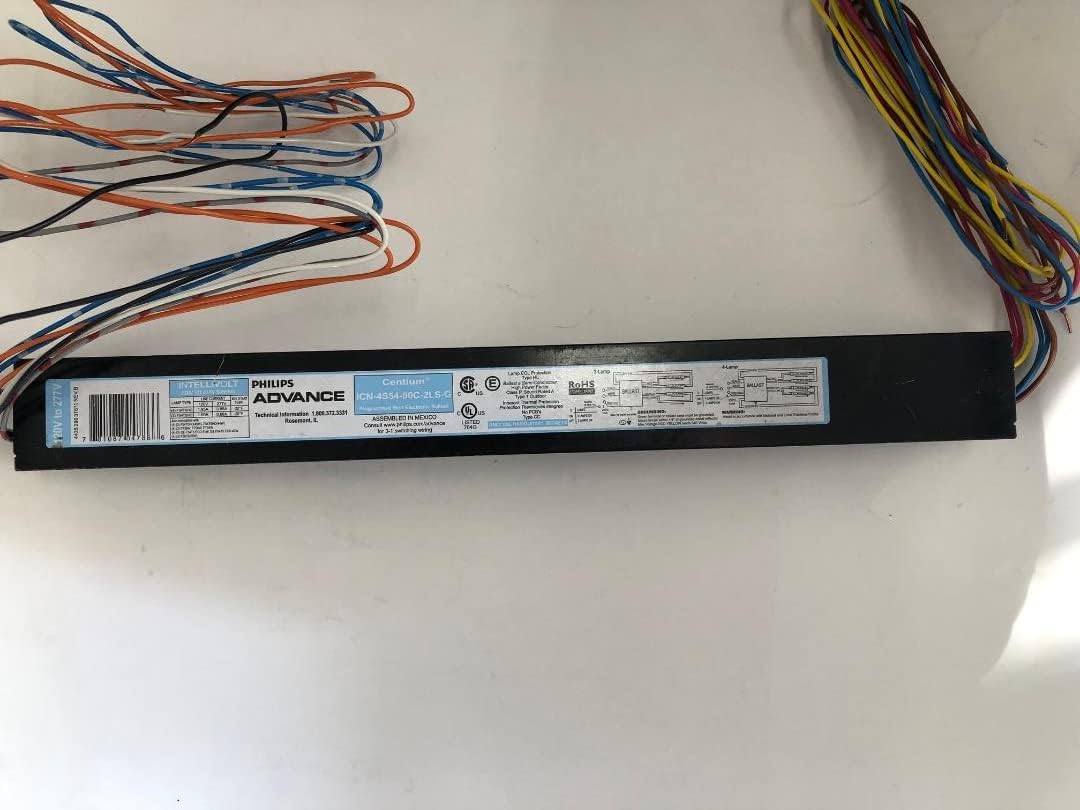 Advance ICN-4S54-90C-2LS-G-35M Electronic Ballast 4-Lamp 120-277V HO