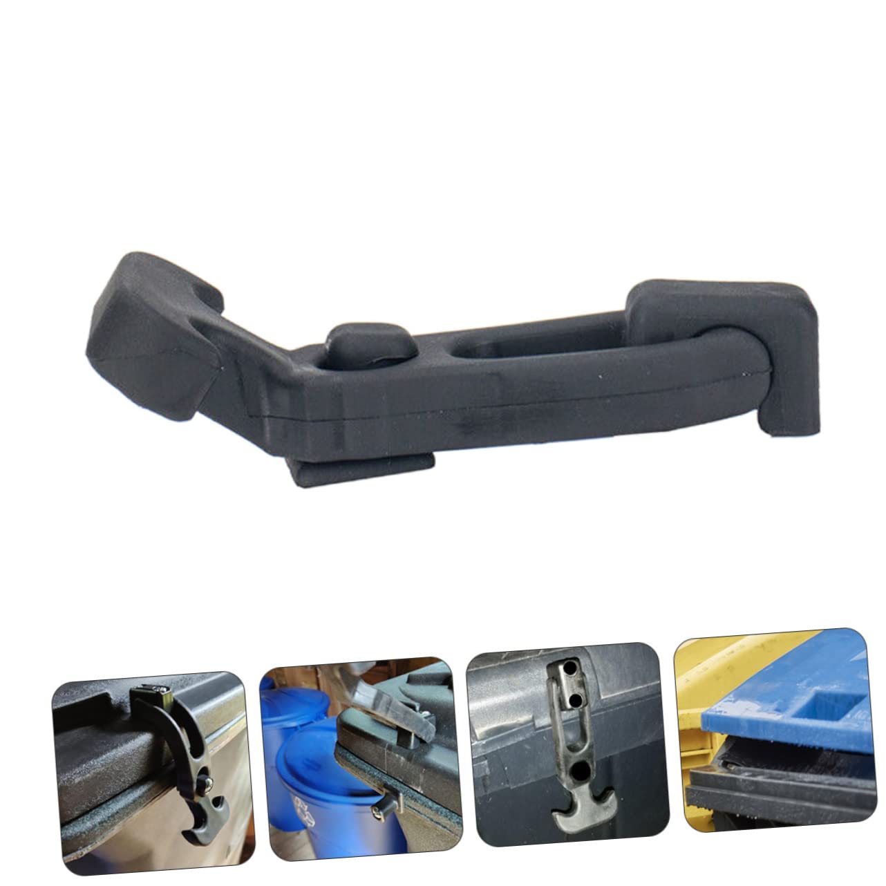 Gatuida 2sets Rubber T-Handle Draw Latches for Toolboxes Construction Flexible Design for Industrial and Vehicle Applications
