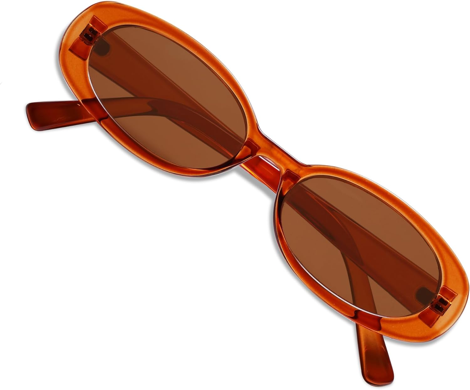 VANLINKER Polarized Retro Oval Sunglasses for Women and Men Small 90s Style VL9580