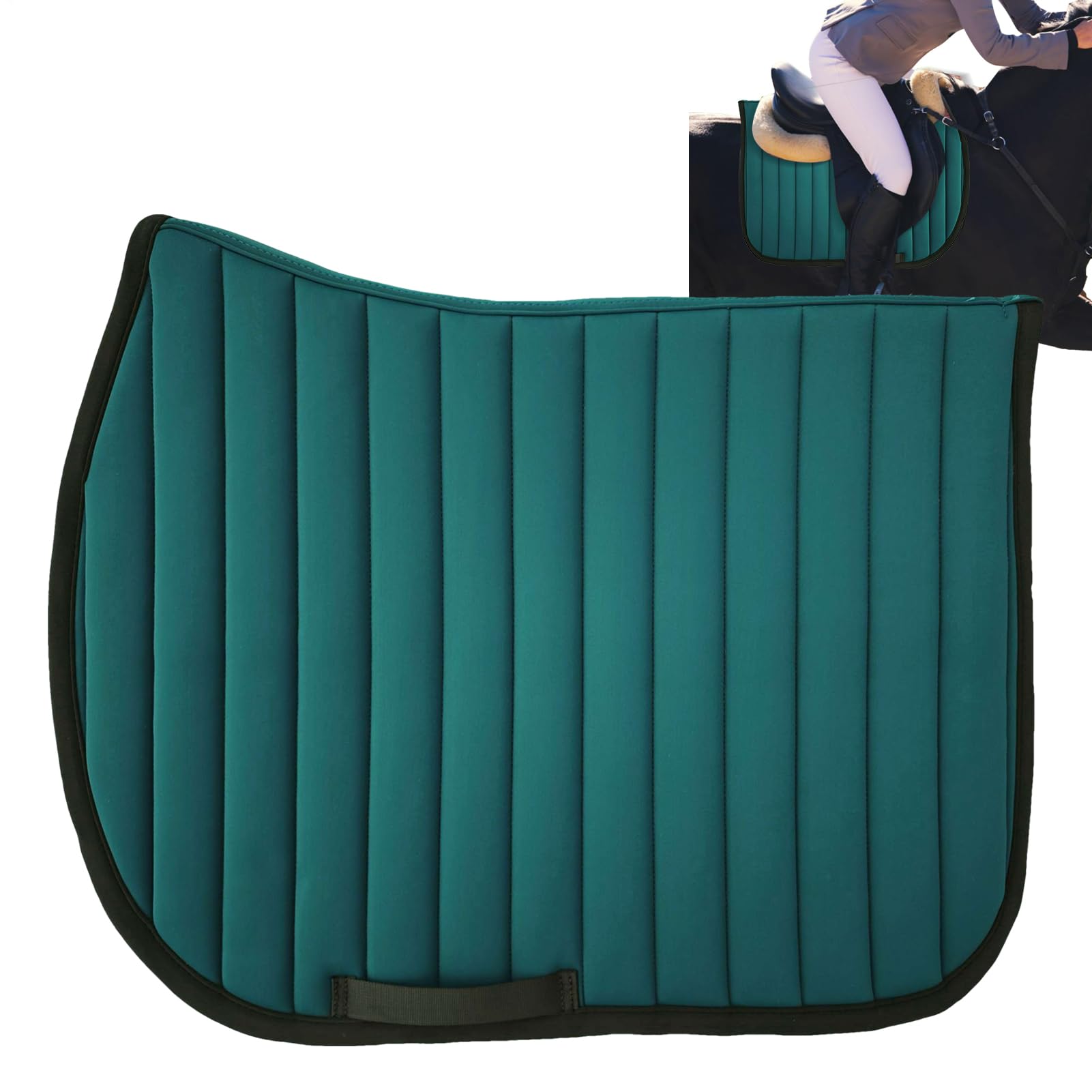 Coussin de Selle Western, Cheval Selle Pad Western | Rembourrage de Planche de Selle Confortable, équipement d'équitation Ergonomique pour Les Pistes de Course en Plein air