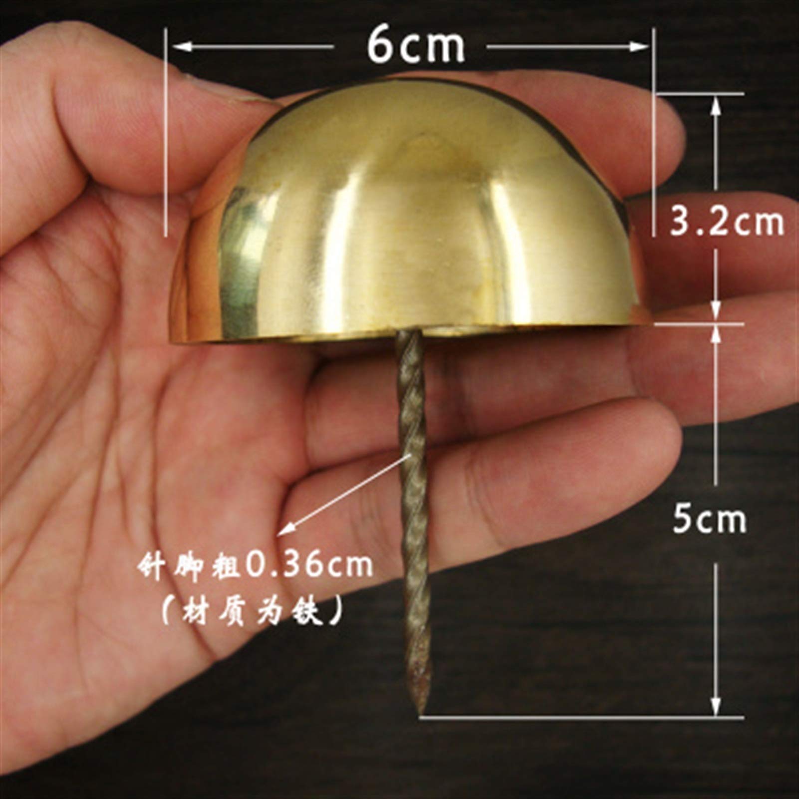 Los clavos, Clavos sin costuras for bricolaje, tornillos de seguridad invisibles, chinchetas, 5 piezas de pasadores for muebles antiguos, chinchetas, clavos for puertas, clavos decorativos de latón, m