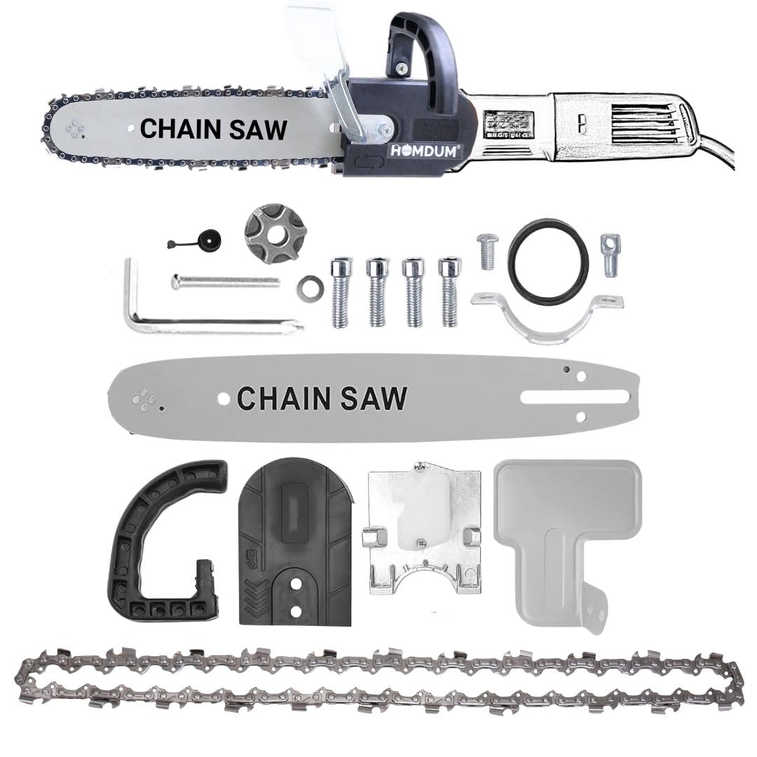 Homdum 11.5 Inch Electric Chainsaw Bracket Adapter Set for Angle Grinder Chain Saw Attachment (B0BY8PXFD2) Amazon Price History, Amazon Price Tracker
