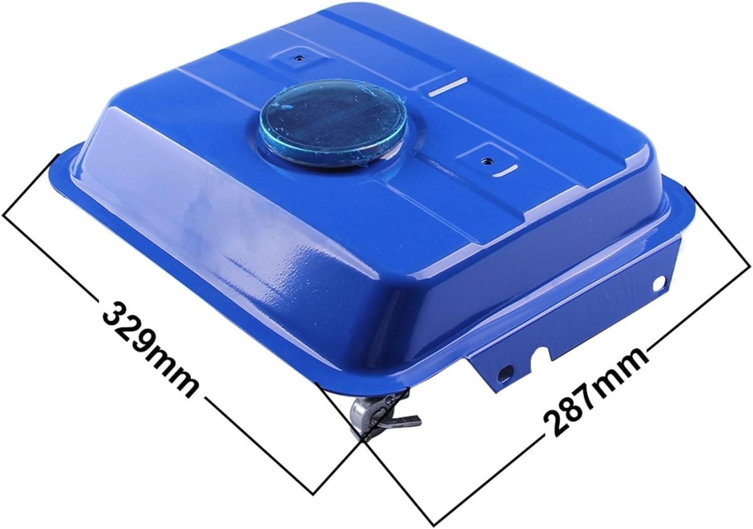 Universal 950 gasoline generator fuel tank Parts With Cover Filter Switch 3.6L Iron Petrol Cans gas fuel tanks 329*287*90mm