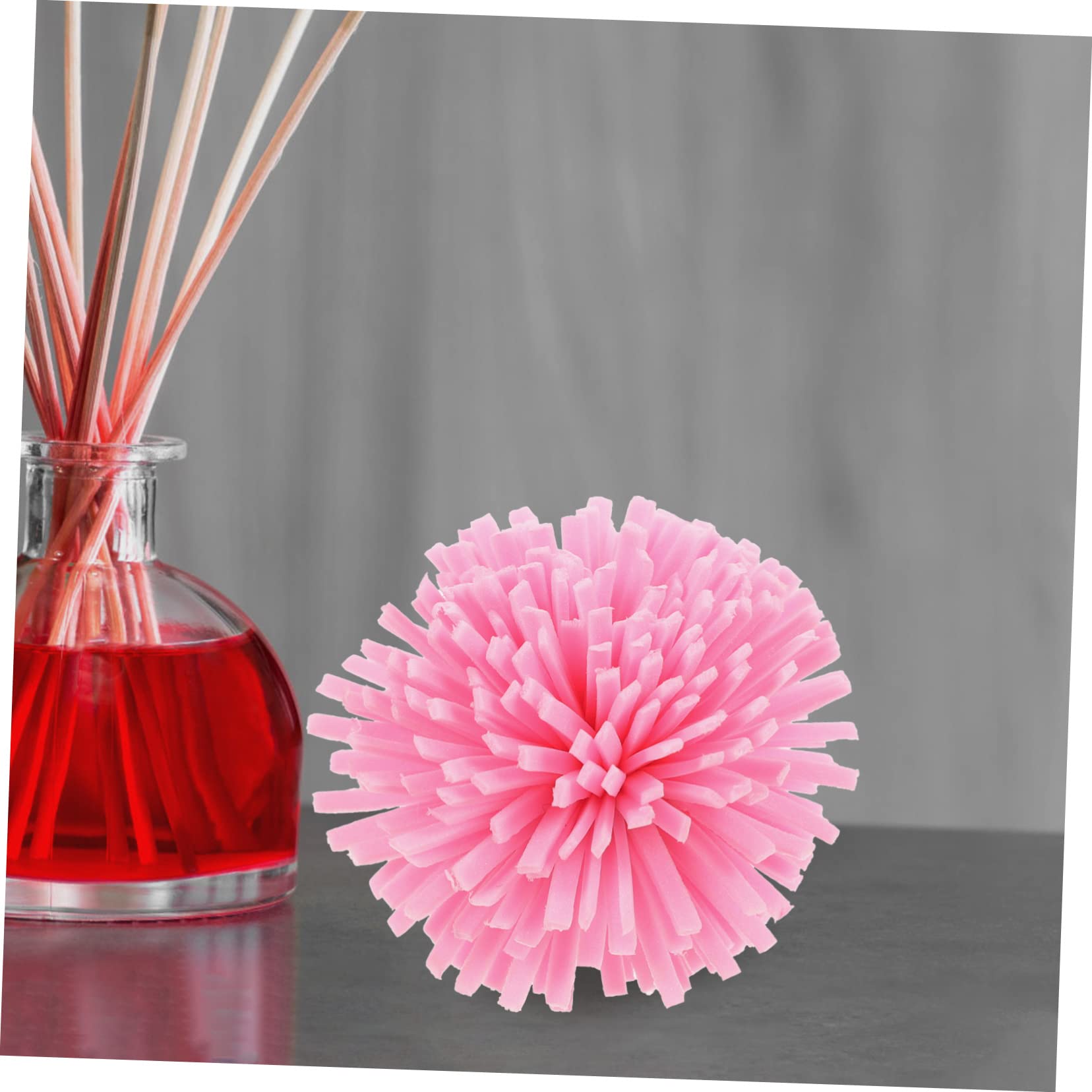 Difusor de Aromaterapia Floral para Coche Rosa PE 100 Piezas | Forma de Flor, Diseño Decorativo y Elegante, para Zapatero y Coche, Compacto y Práctico