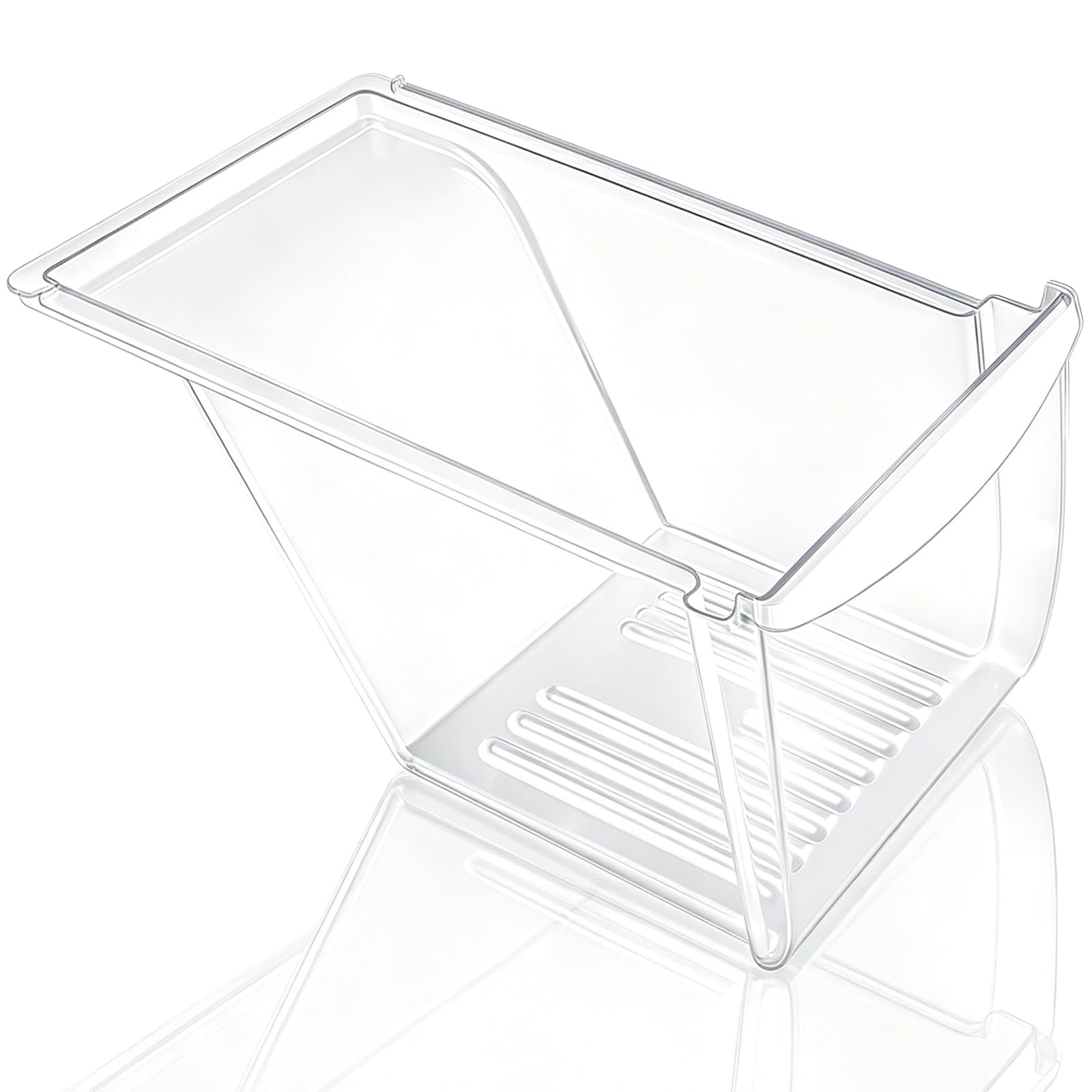 Photo 1 of Upgraded 240337103 Refrigerator Crisper Drawer Replacement Compatible with Frigidaire Kenmore Refrigerator, Frigidaire Drawer Replacement for 240337102 240337105 240337107 240337108 240337109(Clear)