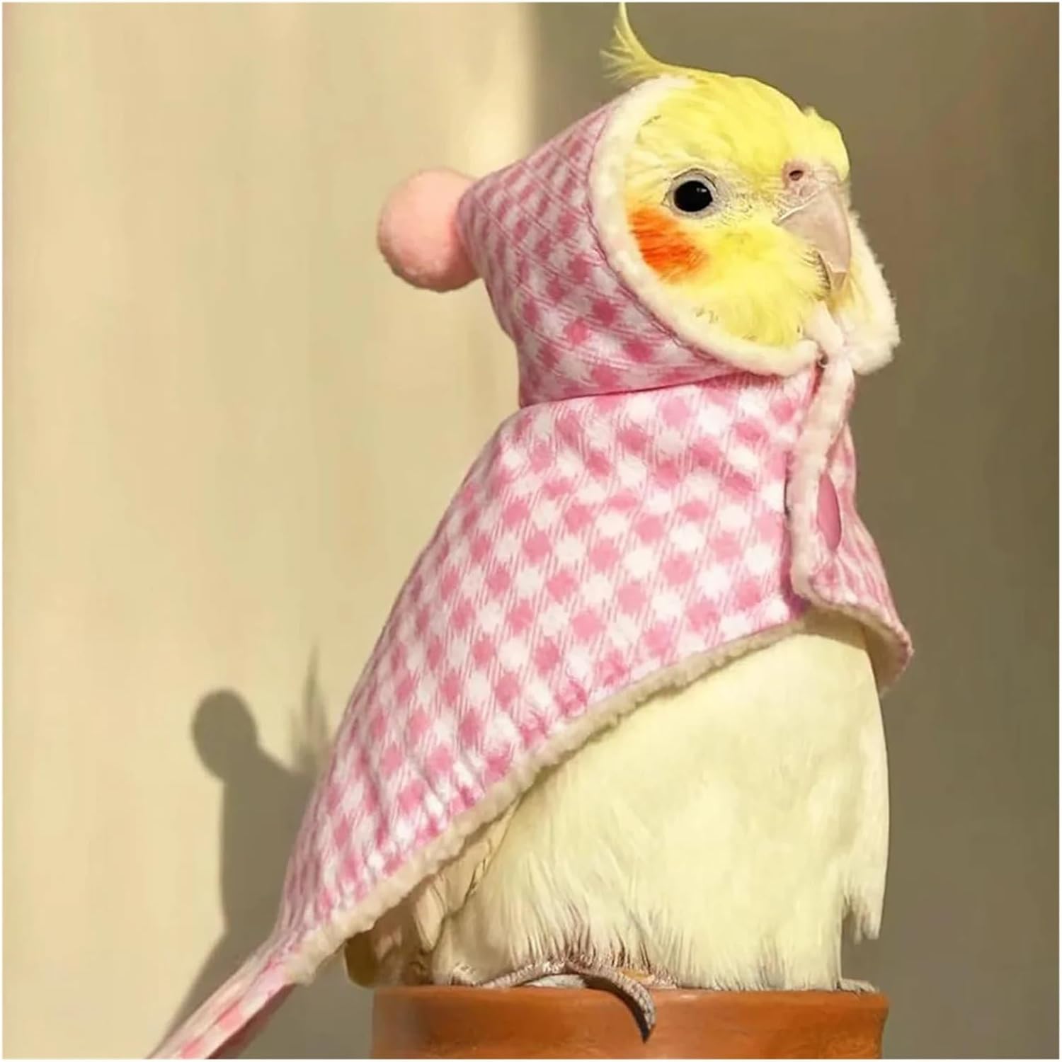 Bird Diaper, Cute Bird Clothes, Cape, Thick Jacket, Diaper, Parrot Dress, Flight Suit(Blue,Small)