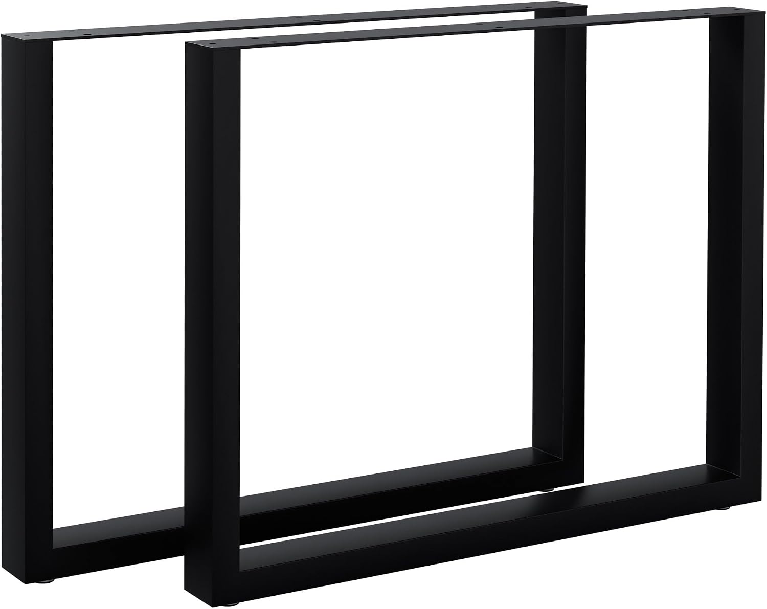 Patas de mesa metal negro Ilkan CLP, set 2 uds. 90 cm