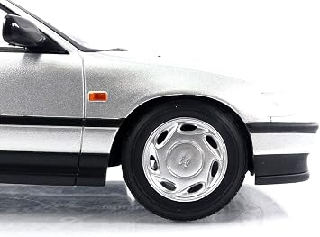 Norev 1990 CRX Silver Metallic with Sunroof 1/18 Diecast Model Car 188011