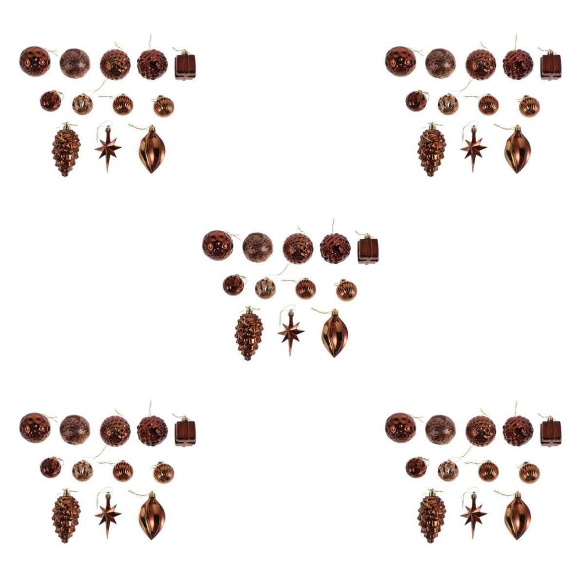 TOYANDONA 60 Piezas Adornos Colgantes para Árbol de Navidad, Juego